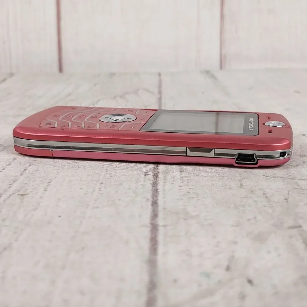 Motorola SLVR L6 UNLOCKED Pink - Cell Phone - TESTED WORKING - Y2K No Battery